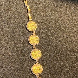 Gold Plated -  6 1/2" Bracelet